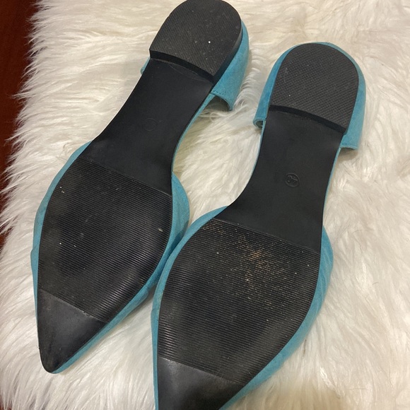 Teal ballet flats - Picture 3 of 3